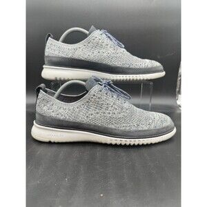 Cole Haan 2.Zerogrand Stitchlite Ox Mens Size 9M Knit Shoes Sneaker Gray EUC